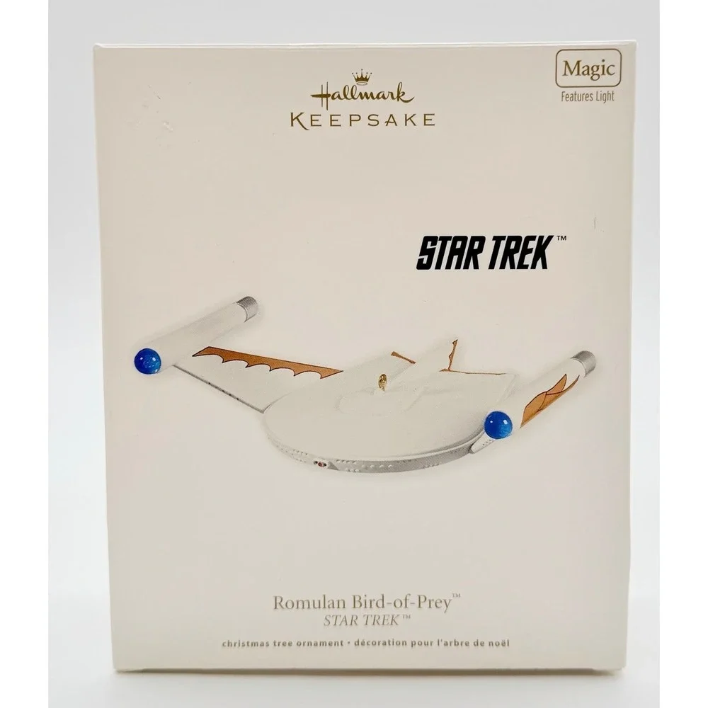 Hallmark Keepsake 2011 Star Trek Romulan‎ Bird-of-Prey Magic Light Ornament